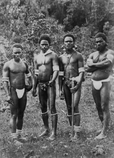 A group of South Sea Islanders in the 1880s.