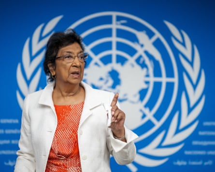 Navi Pillay, chair of the UN’s commission of inquiry