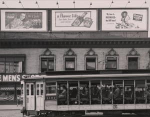 25th Street and Broadway (summer streetcar), Harlem, New York, 1946