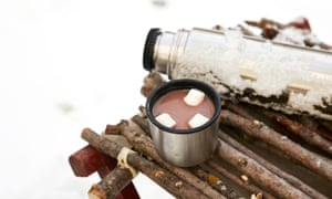 Hot chocolate … the other classic flask drink.