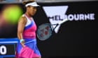 Defending champion Osaka beaten by Anisimova in Australian Open thriller