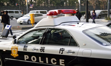 A police car in Tokyo