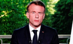 Emmanuel Macron addresses the nation