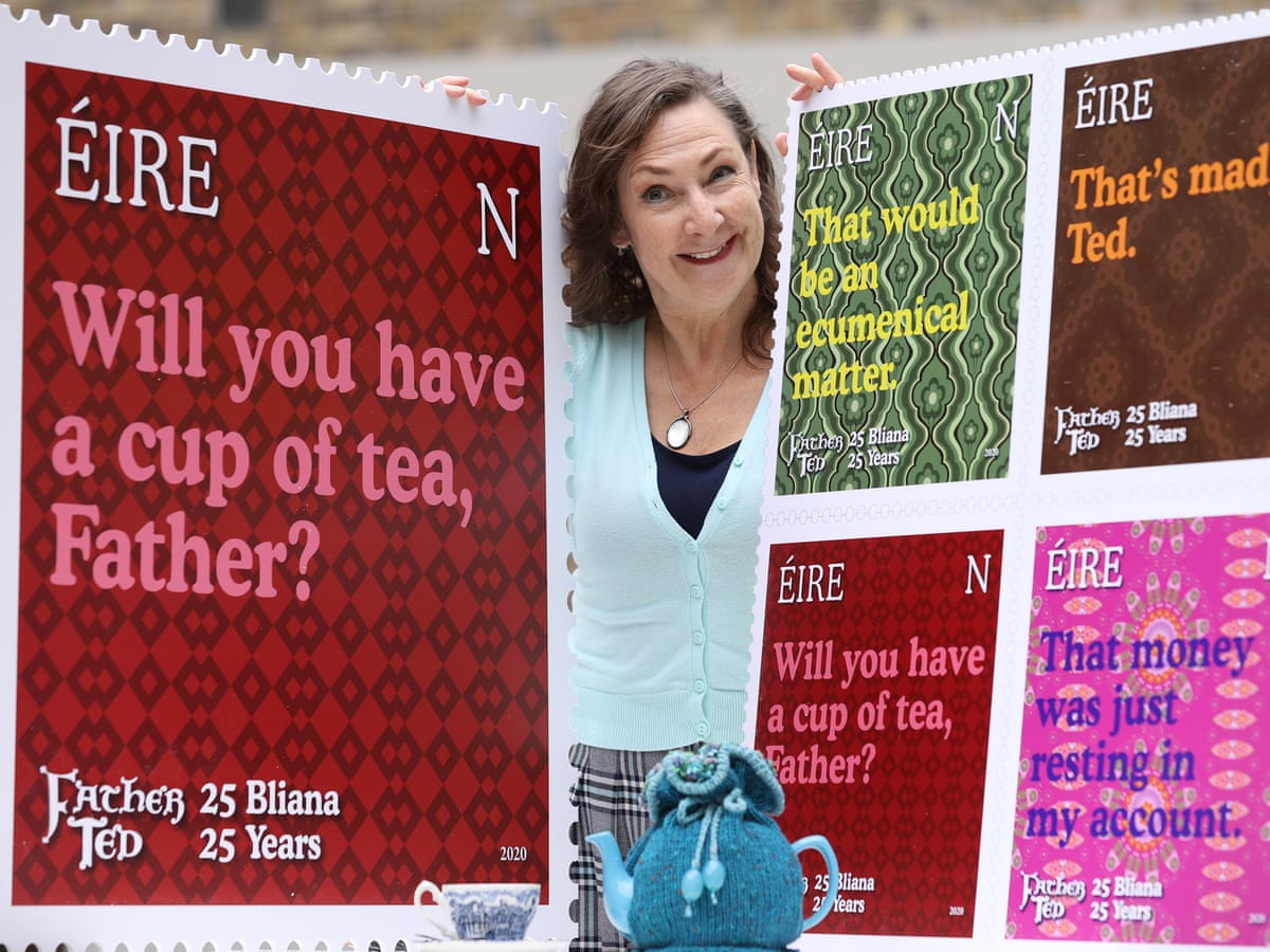That S Mad Ted Stamps Launched For Father Ted S 25th Anniversary Television Radio The Guardian