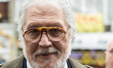 Dave Lee Travis outside the court of appeal