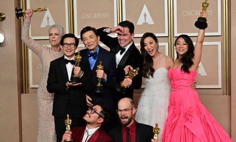 The Everything Everywhere All at Once Oscar winners.