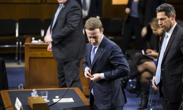 Mark Zuckerberg, the Facebook CEO, testifies before Congress.