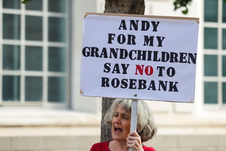 ‘Andy, for my grandchildren, say no to Rosebank’