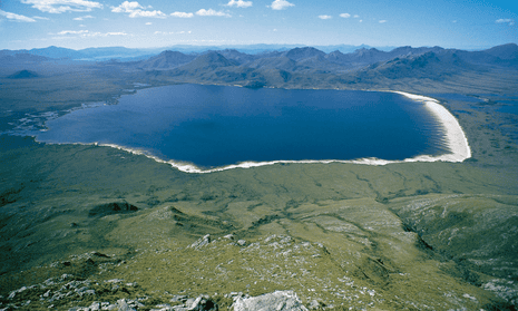 Lake Pedder was drowned in 1972 after the construction of dams for the Gordon hydroelectric power scheme.