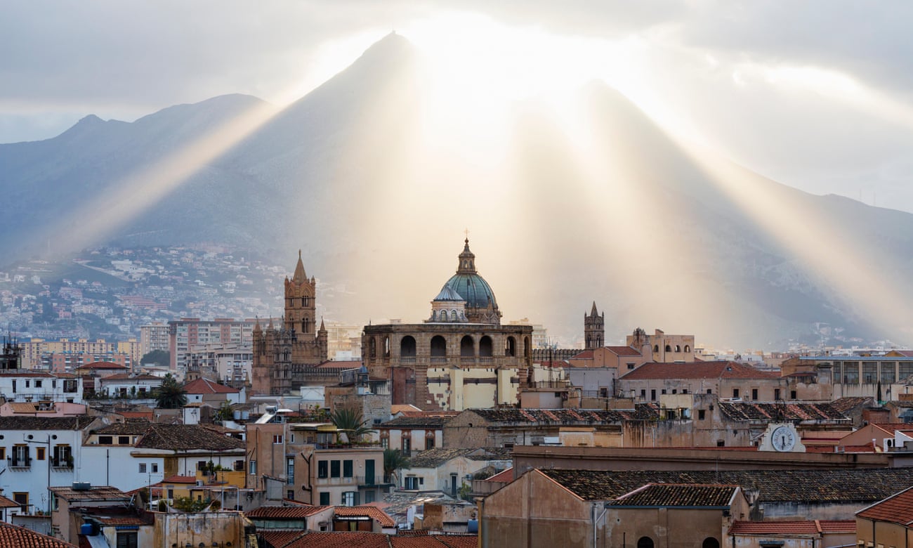 ‘Between the heavens and the flames’ … a view of the city of Palermo.