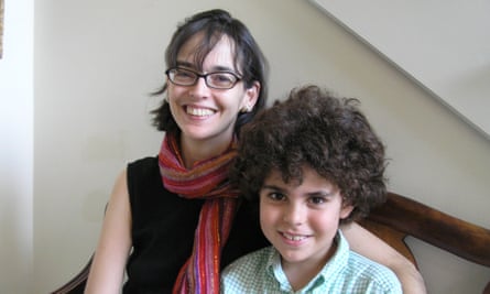 Lenore Skenazy with her son Izzy at around the time she was called the ‘world’s worst mom’.