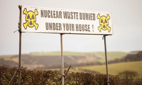 Roadside sign: ‘Nuclear waste buried under your house!’