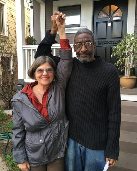 Heidi Borst, a 60-year-old tenant also facing eviction, with close friend and domestic partner Charles Branklyn.