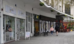The UK Adjusts To Life Under The Coronavirus Pandemic<br>PLYMOUTH, UNITED KINGDOM - MARCH 19: Shoppers make their way along a quiet high street in the city centre on March 19, 2020 in Plymouth, United Kingdom. Coronavirus (Covid-19) has spread to over 176 countries, claiming nearly 9,000 lives and infecting over 219,000. There are currently 2,626 diagnosed cases in the UK and 104 deaths. (Photo by Dan Mullan/Getty Images)
