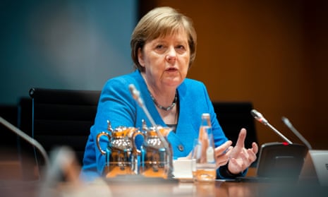 Angela Merkel was speaking to the Guardian and five other European newspapers