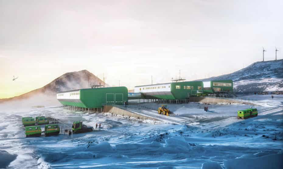Artist's impression of how the revamped Scott Base will look.