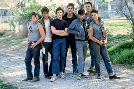 Emilio Estevez, Rob Lowe, C Thomas Howell, Matt Dillon, Ralph Macchio, Patrick Swayze and Tom Cruise.