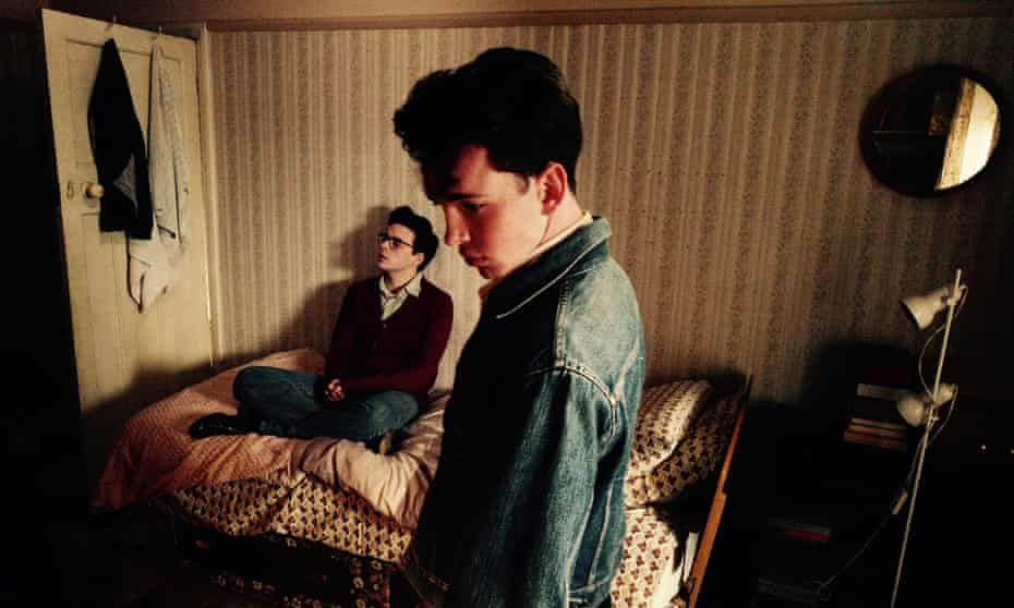 Daydreamers … Jack Lowden, left, as Morrissey and Laurie Kynaston as future Smiths guitarist Johnny Marr in England is Mine