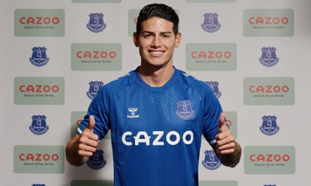 Everton Confirm Signing Of James Rodriguez From Real Madrid For 20m Everton The Guardian