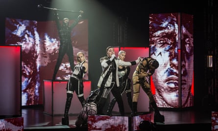 Hatari came out on top in Söngvakeppnin, Iceland’s domestic Eurovision contest.