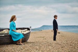 Saoirse Ronan and Billy Howle in On Chesil Beach