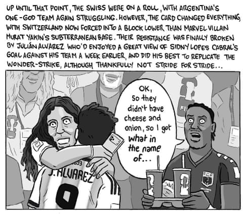 David Squires on … England’s high-wire act continuing to the World Cup semis, panel 7