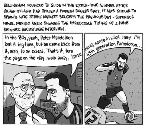 David Squires on … England’s high-wire act continuing to the World Cup semis, panel 5