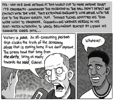 David Squires on … England’s high-wire act continuing to the World Cup semis, panel 2