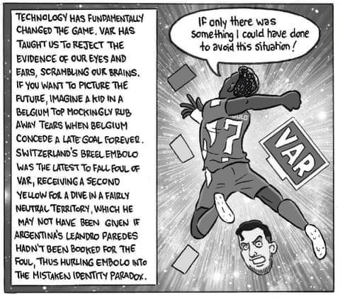 David Squires on … England’s high-wire act continuing to the World Cup semis, panel 6