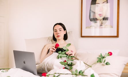 ‘The youngest was 21 and the oldest 80. The effort people made blew me away,’ says Harriet Richardson. In bed with roses.