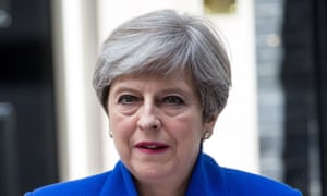 Theresa May announces her decision to form an alliance with the DUP, Downing Street, 9 June.