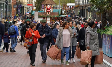 Shoppers on New Street in Birmingham