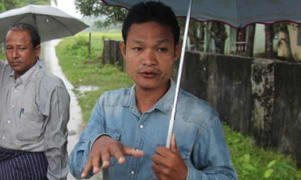 Inn Din village administrator Kyaw Soe Moe.