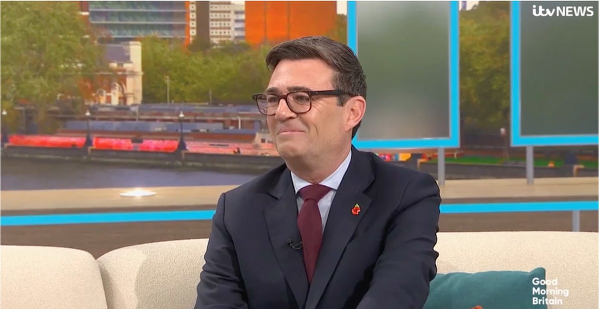 Andy Burnham on ITV's Good Morning Britain.