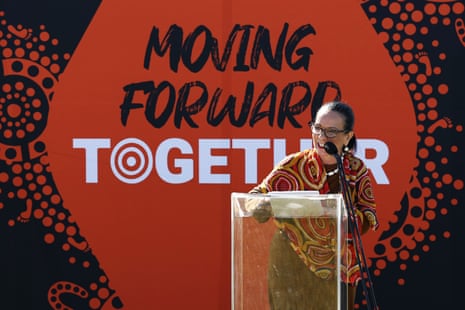 Linda Burney at the NRL Indigenous round launch 2023 at Bare Island on Tuesday.