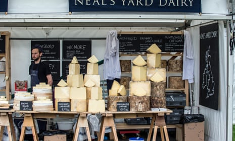 Neal's Yard Dairy cheese stall