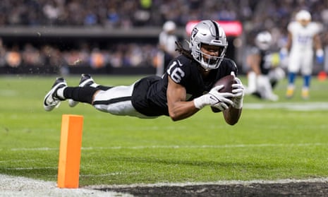 Resurgent Raiders rack up record 63 points in historic beatdown of Chargers | NFL | The Guardian