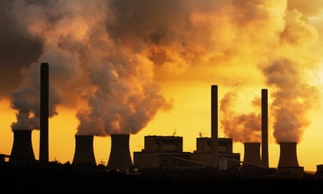 Smoke stacks at Loy Yang power station