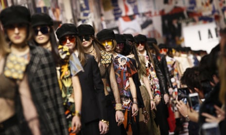 The Christian Dior show opens Paris fashion week
