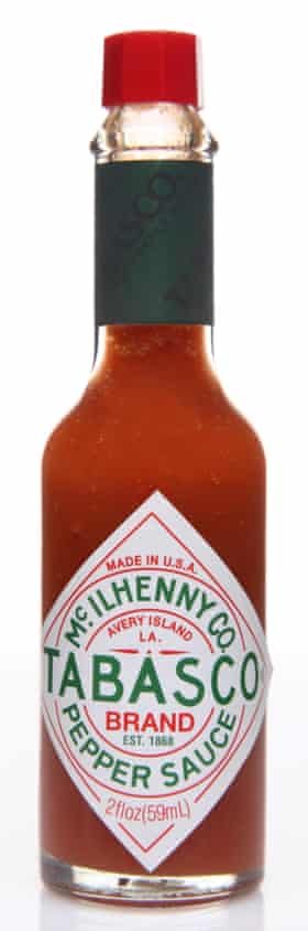 Hot stuff ... stock up on condiments like tabasco.