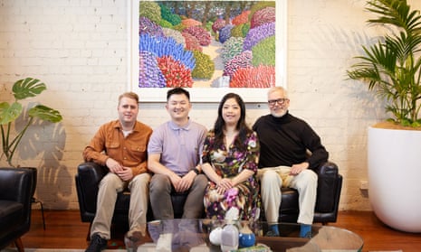 Kami founders from left to right: Jordan Thoms, Hengjie Wang, Alliv Samson and Bob Drummond.