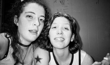 Auf der Maur with Patty Schemel in 1994.