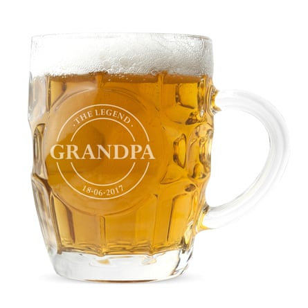 Personalised beer glass