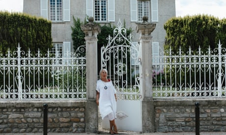 Jaqueline, outside her family’s home in Colombier-Saugnieu on the outskirts of Lyon. She is among 54% of voters there who cast their ballot for the National Rally (RN) party.
