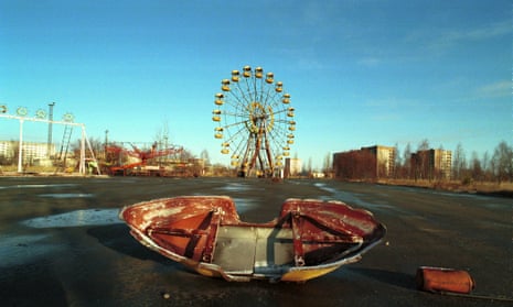 This big wheel is one of Dmitrij Sribnyj’s only memories of Pripyat, from where he was evacuated as a child.