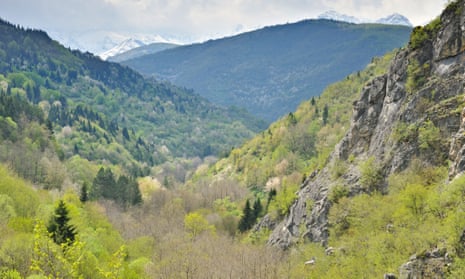 Mavrovo national park in Macedonia.