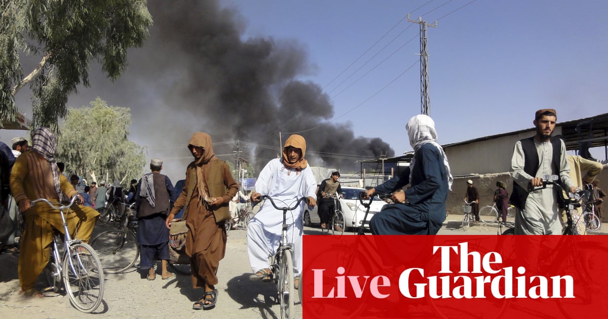 Taliban advances in Afghanistan ‘deeply concerning’, says Pentagon – US politics live
