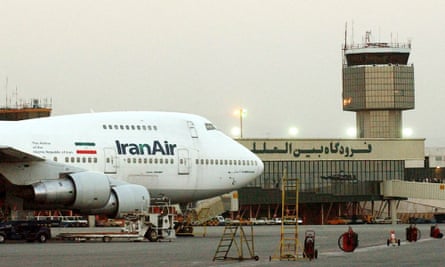 An Iran Air Boeing 747 at Mehrabad airport in Tehran