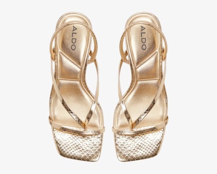 Aldo Riva heeled sandals.