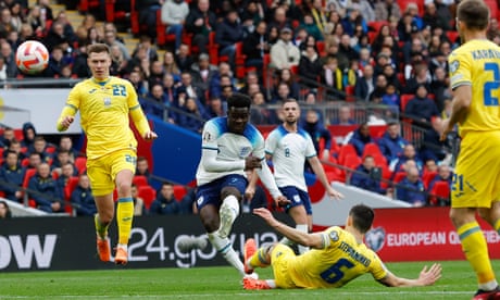 Saka finish confirms status as England’s greatest hope for taking the next step | Barney Ronay